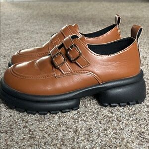 Stylish Caramel Brown Shoes